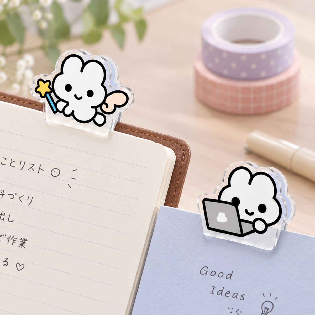 【受注生産】みまもりアクリルクリップ
