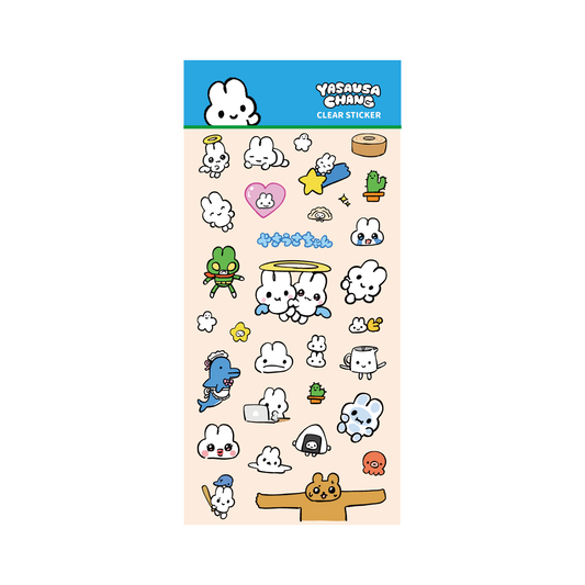 たてながクリアステッカーシート