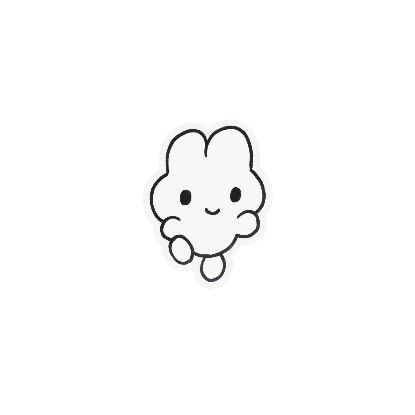 やさうさちゃんのクリアステッカー