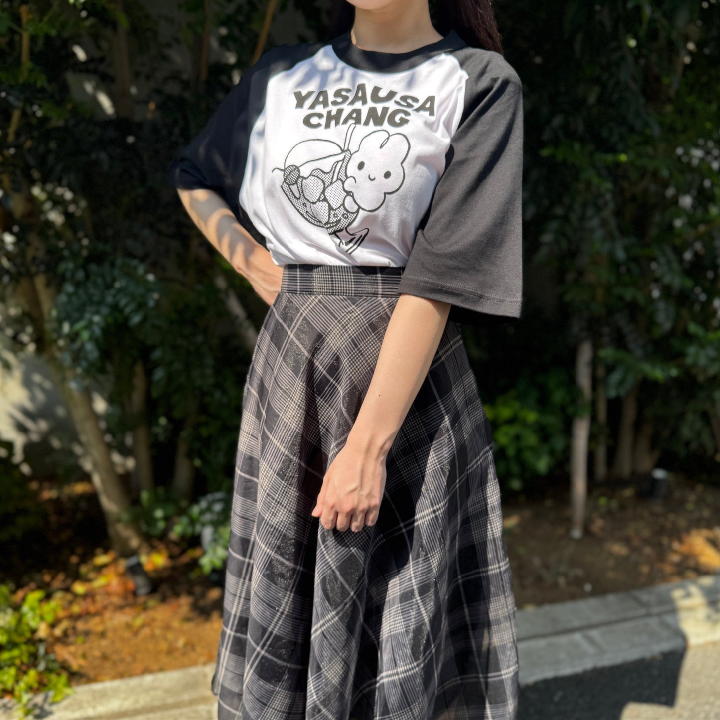 ラグランクリームソーダTシャツ
