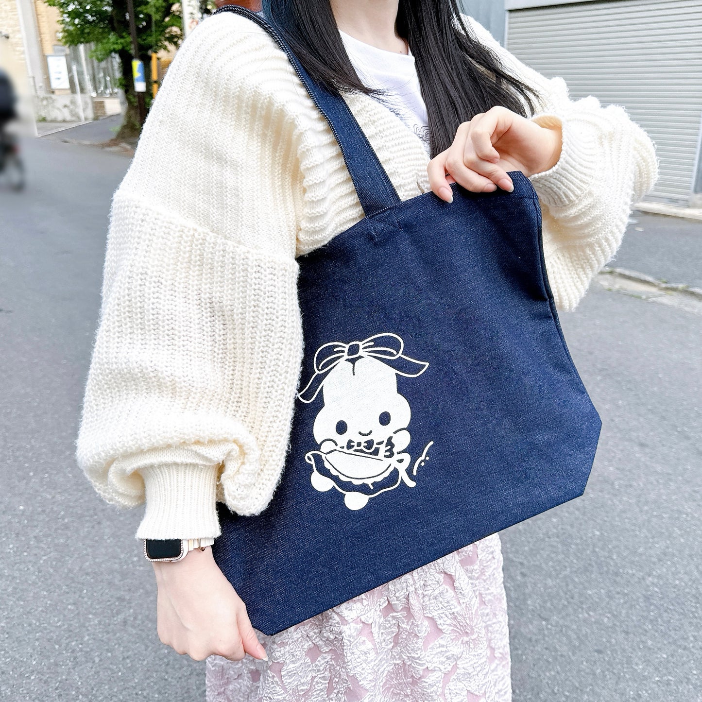おとぎの国のデニムトート