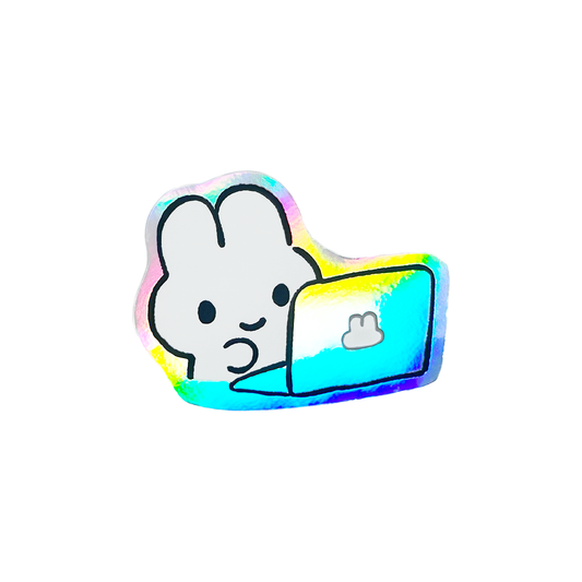 NEW!やさうさちゃんのPCステッカー