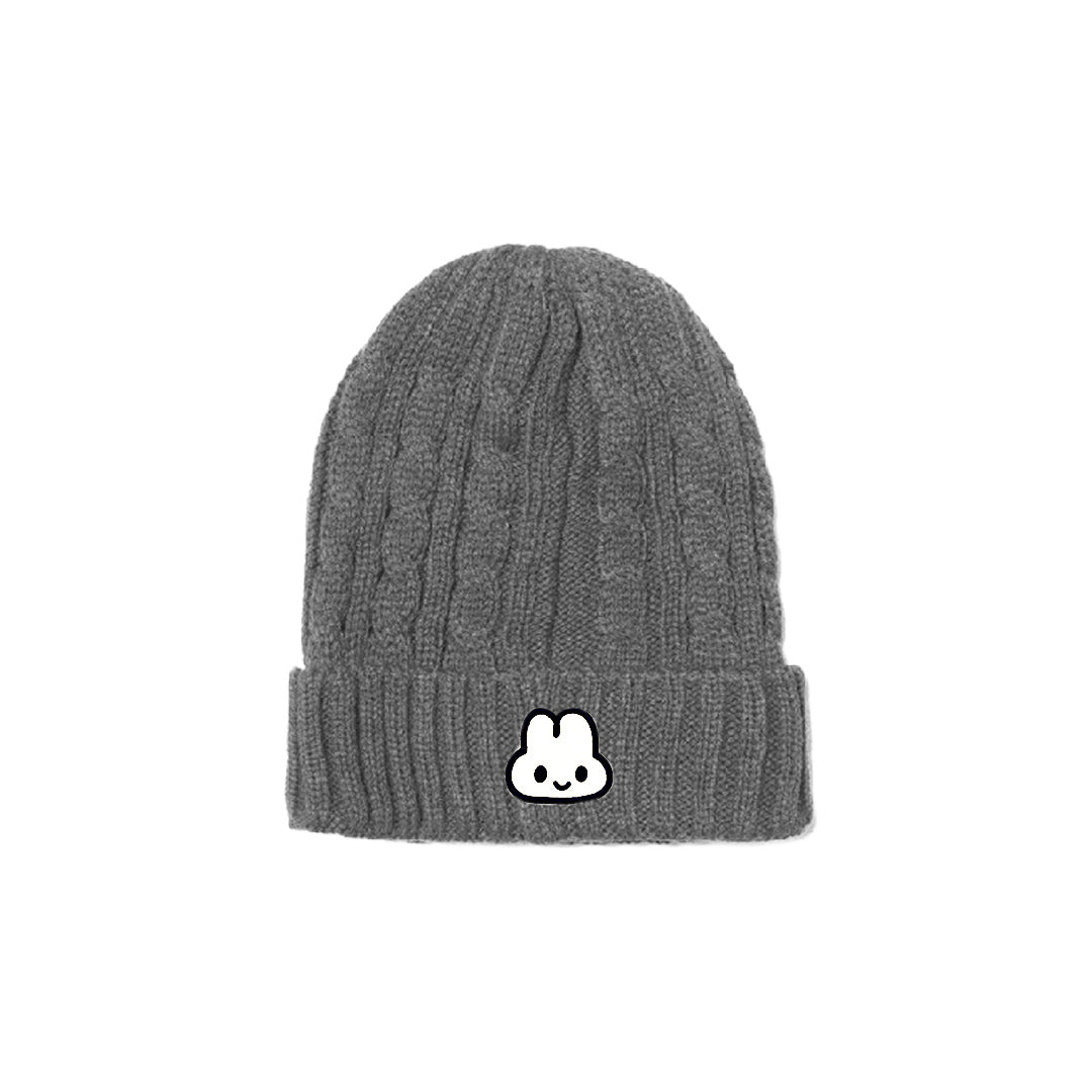 【〆12/5】やさうさちゃんの刺繍ニット帽【受注生産品】