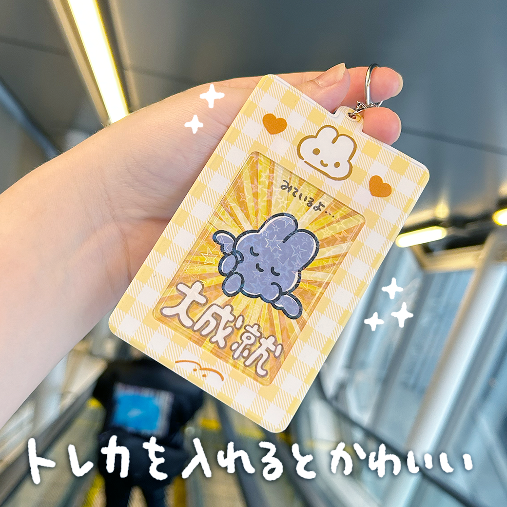 やさうさちゃんのチェキケース(ギンガムチェック)