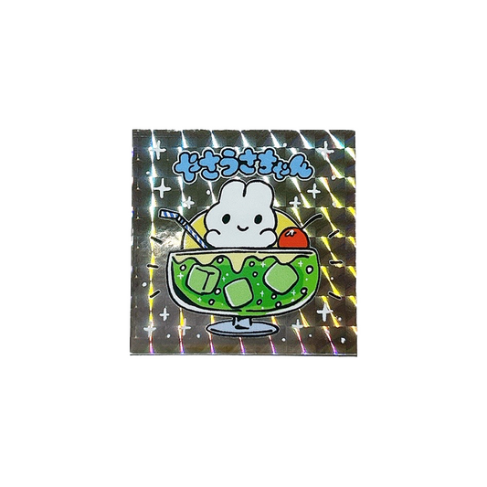 レトロ風ステッカー