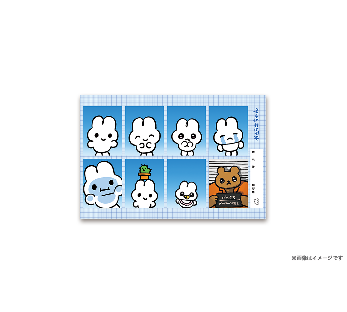 証明写真ステッカー (イラストver.)