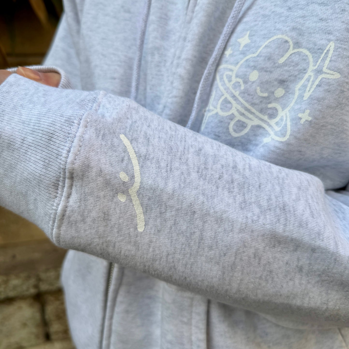 キラキラリングパーカー