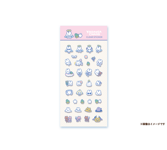 たてながクリアステッカーシート（パステル）