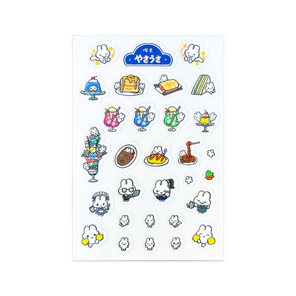 めじるしステッカーシート (喫茶やさうさ)