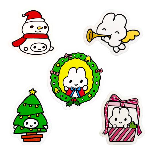 やさうさちゃんのステッカーセット （クリスマスver）
