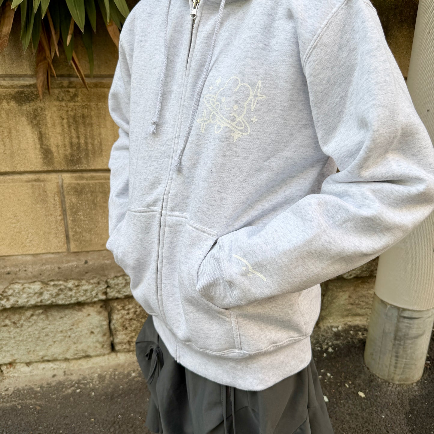 キラキラリングパーカー