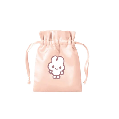 【〆12/5】やさうさちゃんのサテン巾着【受注生産品】