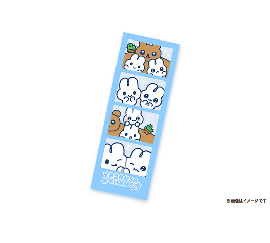 4カットプリ風ステッカー