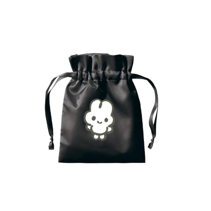 【〆12/5】やさうさちゃんのサテン巾着【受注生産品】