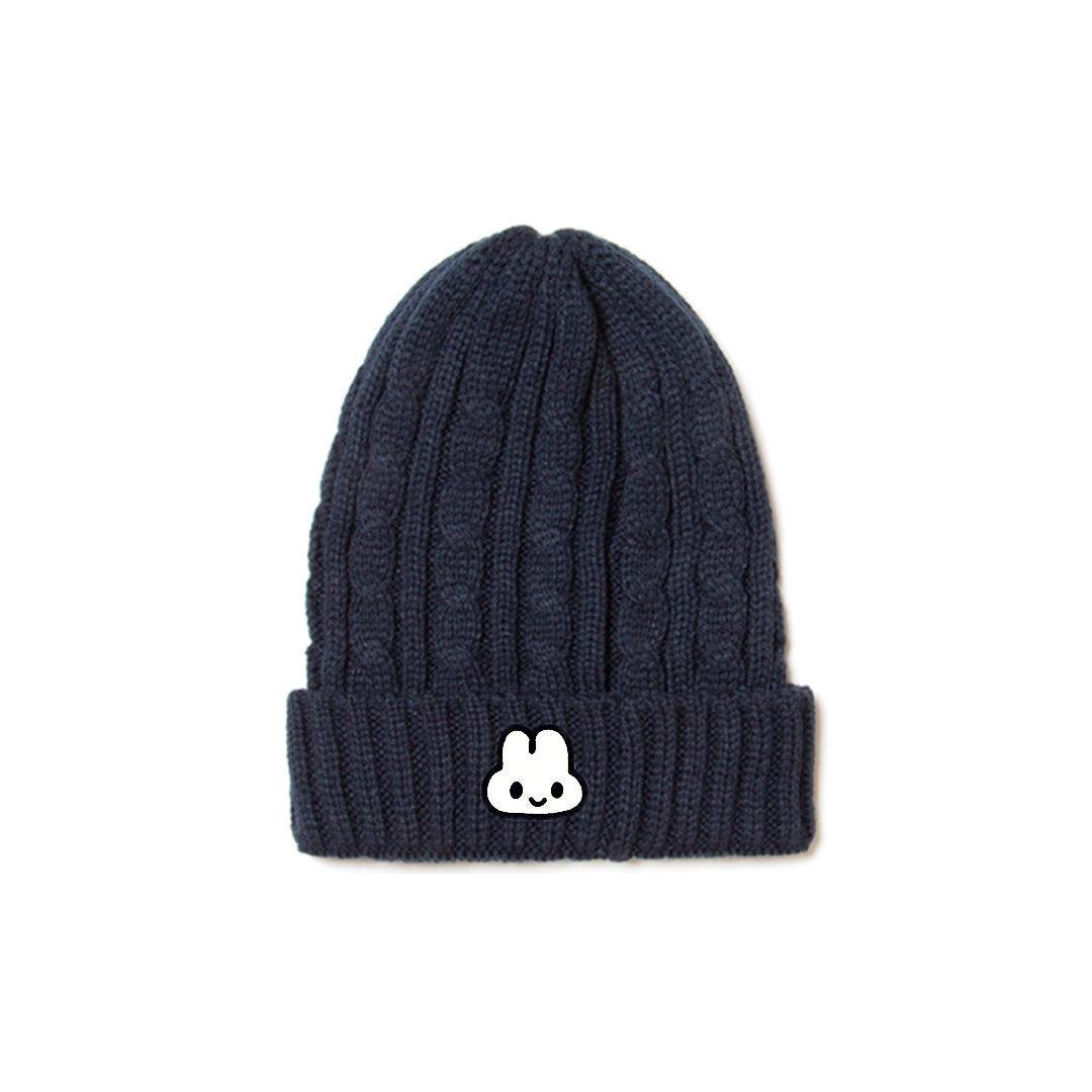【〆12/5】やさうさちゃんの刺繍ニット帽【受注生産品】
