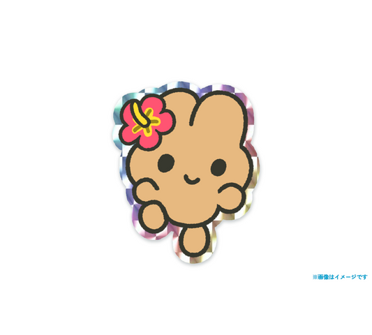 日焼けやさうさちゃんステッカー