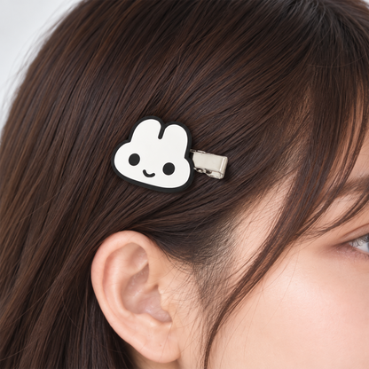 【受注生産】ラバーヘアクリップ