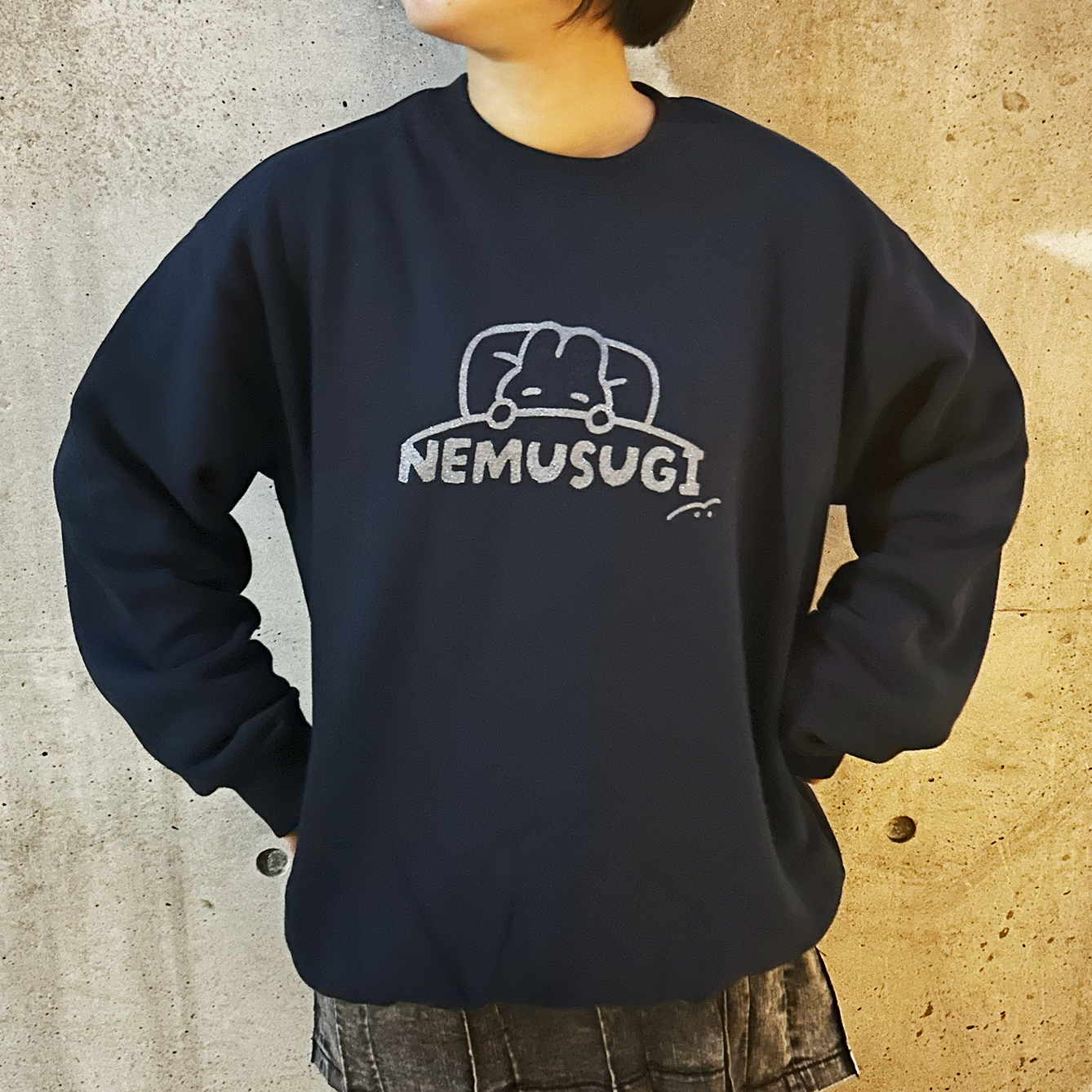 NEMUSUGI BIGシルエットスウェット