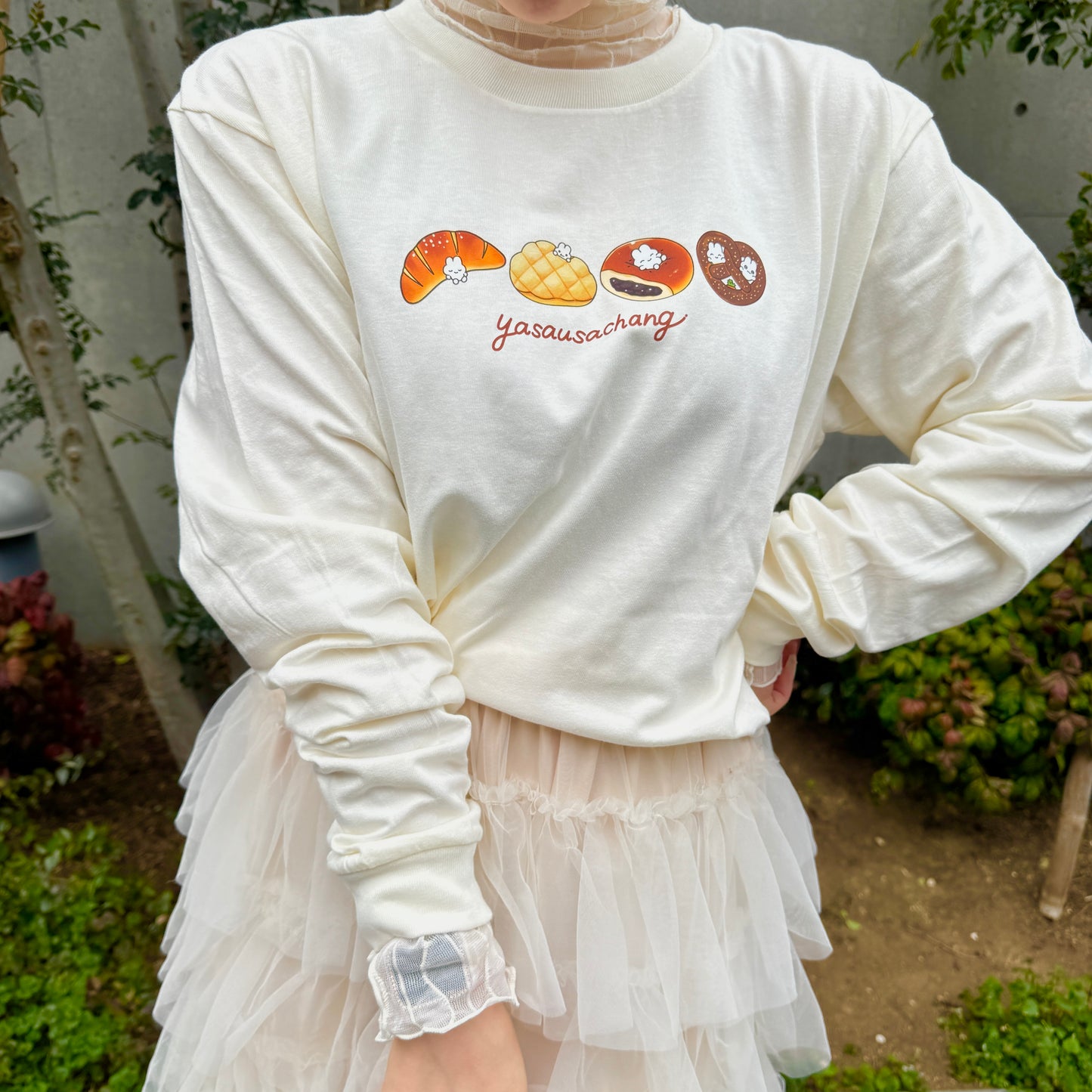 やさうさちゃんのパンやさんロンT