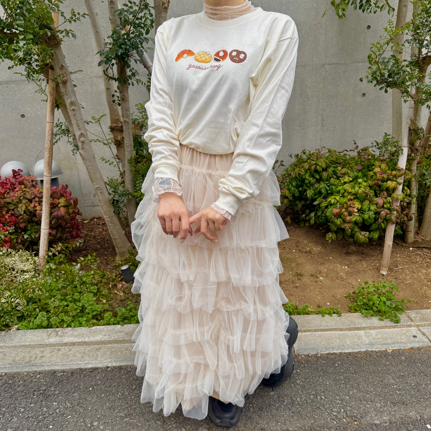 やさうさちゃんのパンやさんロンT