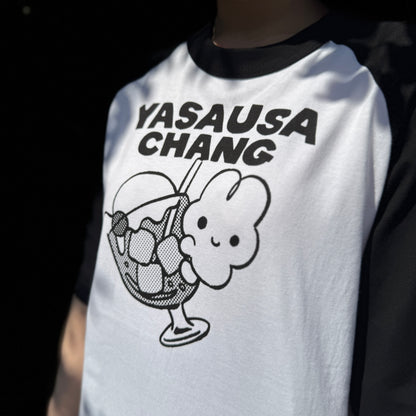 ラグランクリームソーダTシャツ