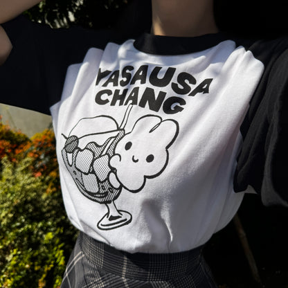 ラグランクリームソーダTシャツ