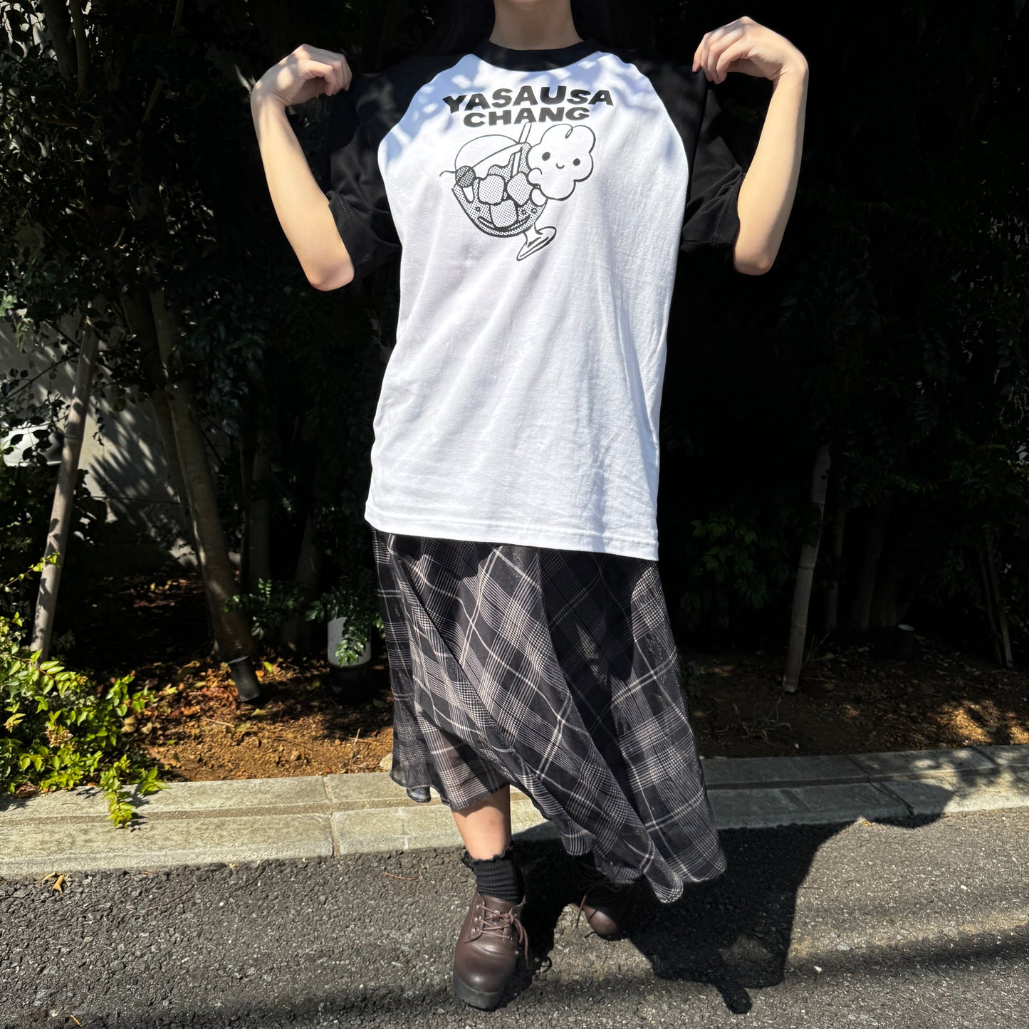 ラグランクリームソーダTシャツ