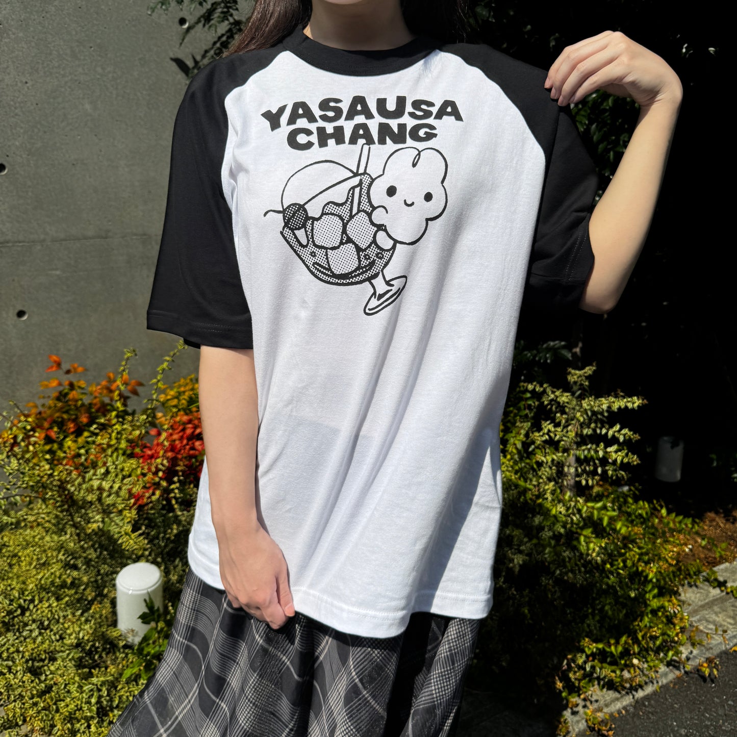 ラグランクリームソーダTシャツ