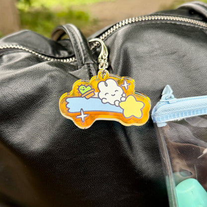 星に乗ったやさうさちゃんアクキー