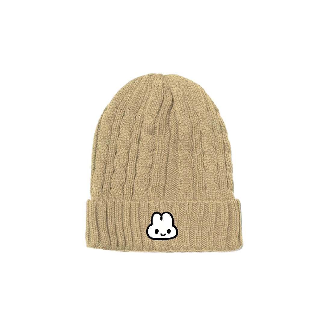 【〆12/5】やさうさちゃんの刺繍ニット帽【受注生産品】