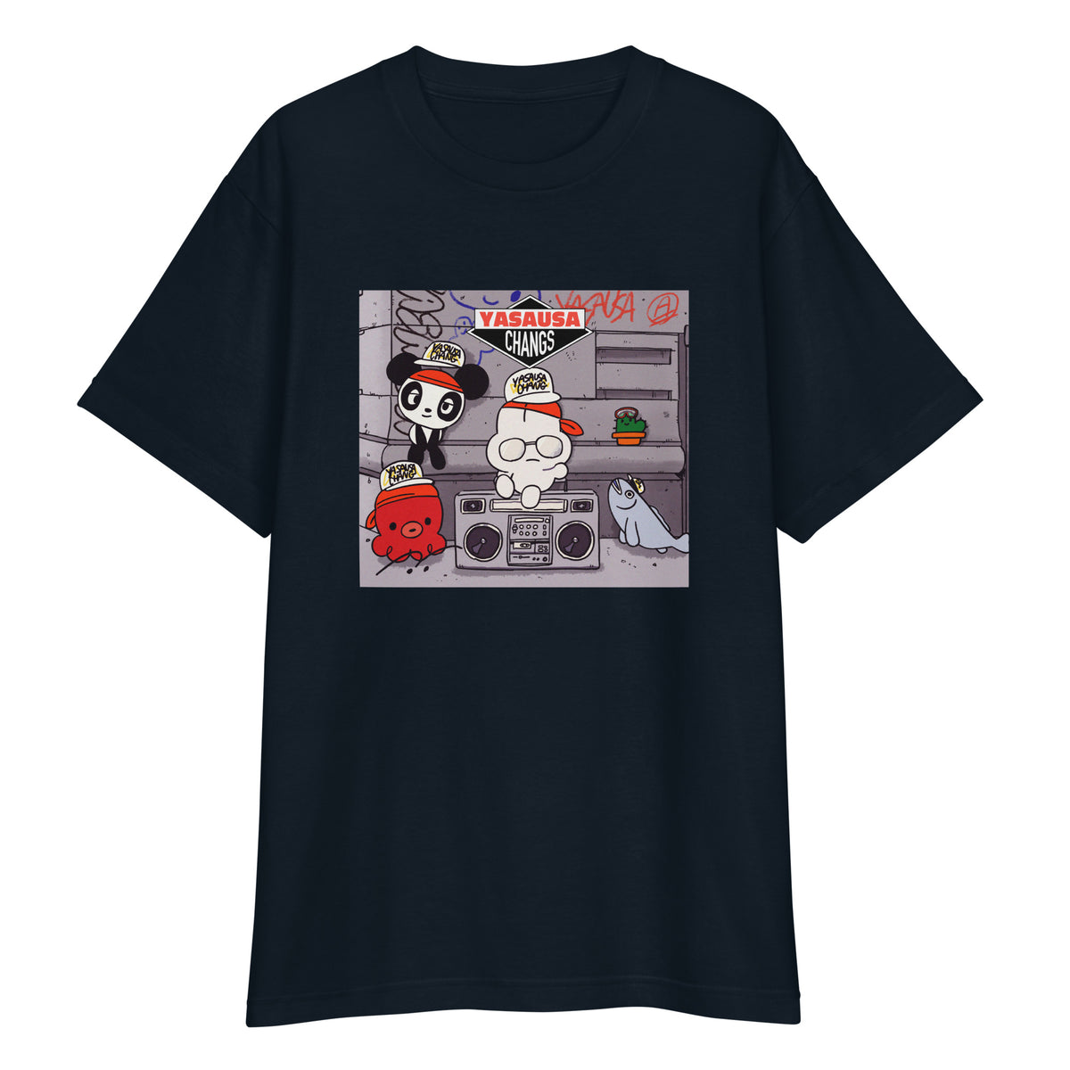 Murina Steel Wing Graffiti HipHop Tシャツ