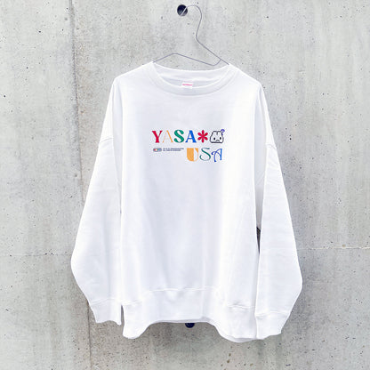 YASAUSA ロゴスウェット