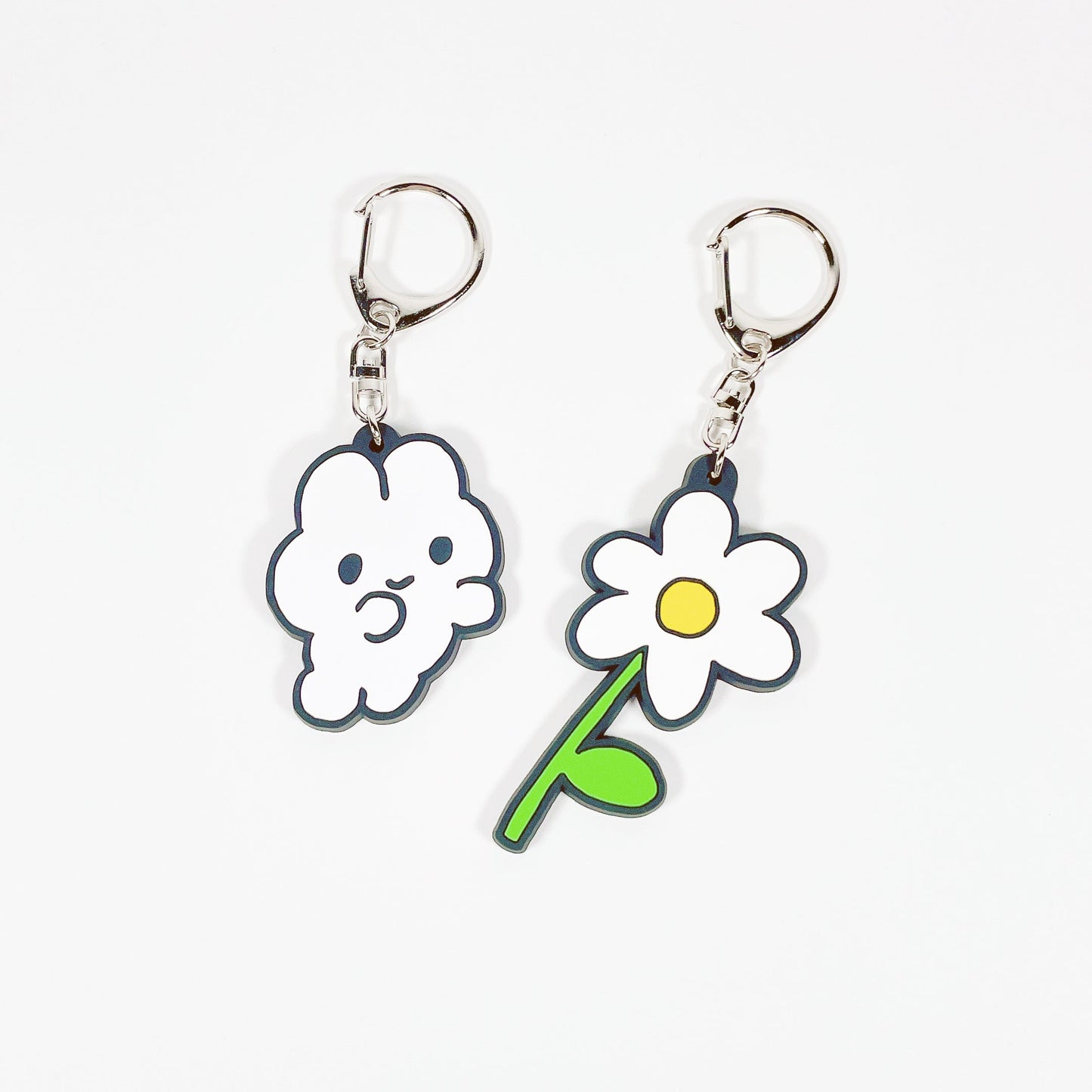Yasusa -Chan이 가장 좋아하는 꽃 열쇠 사슬