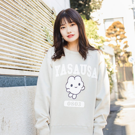 [예약 주문 제작] Yasusa -Chan 's College Sweatshirt