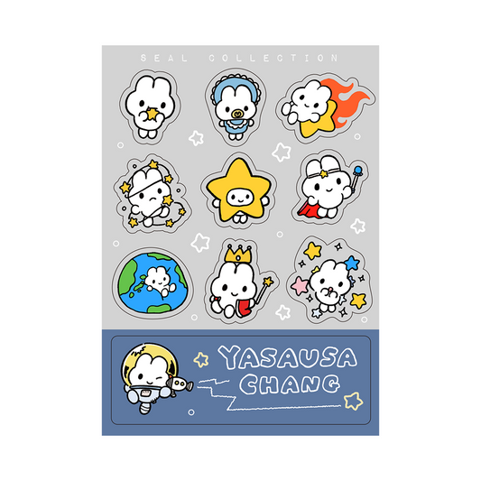 やさうさちゃんのかたぬきシール